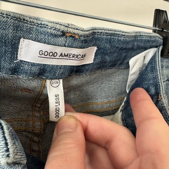 NWT Good American Good Legs Blue Jeans - Picture 3 of 3